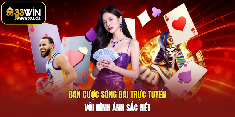 Bàn cược sòng bài trực tuyến với hình ảnh sắc nét