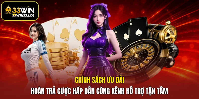 Chính sách ưu đãi hoàn trả cược hấp dẫn cùng kênh hỗ trợ tận tâm