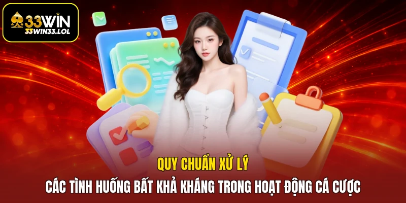 Quy chuẩn xử lý các tình huống bất khả kháng trong hoạt động cá cược